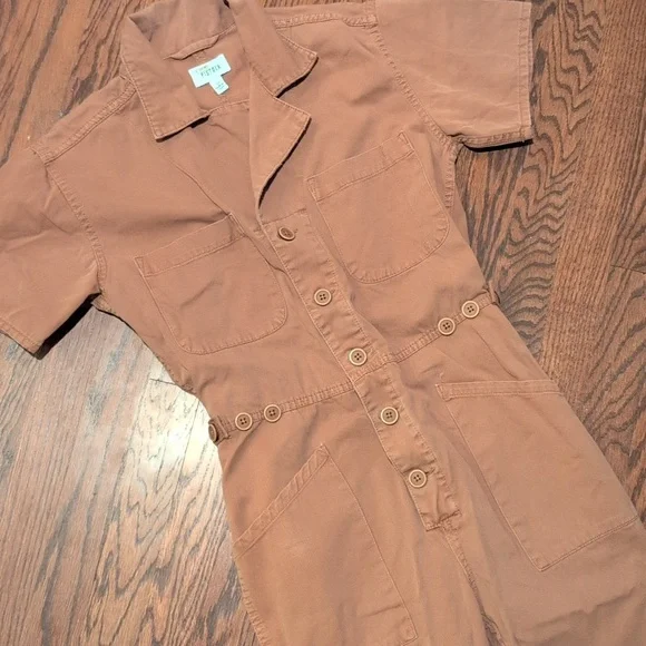 Pistola - Grover Short-Sleeve Cotton Field Jumpsuit - Picture 7 of 9